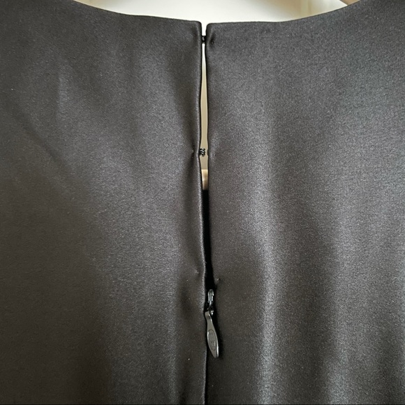 Colorblock Peplum Fit & Flare Dress - Picture 7 of 11